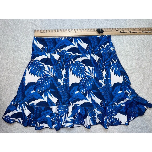 Tina + Jenna Skort Womens Size S Blue Tropical Tennis Golf Pickleball - Picture 5 of 6